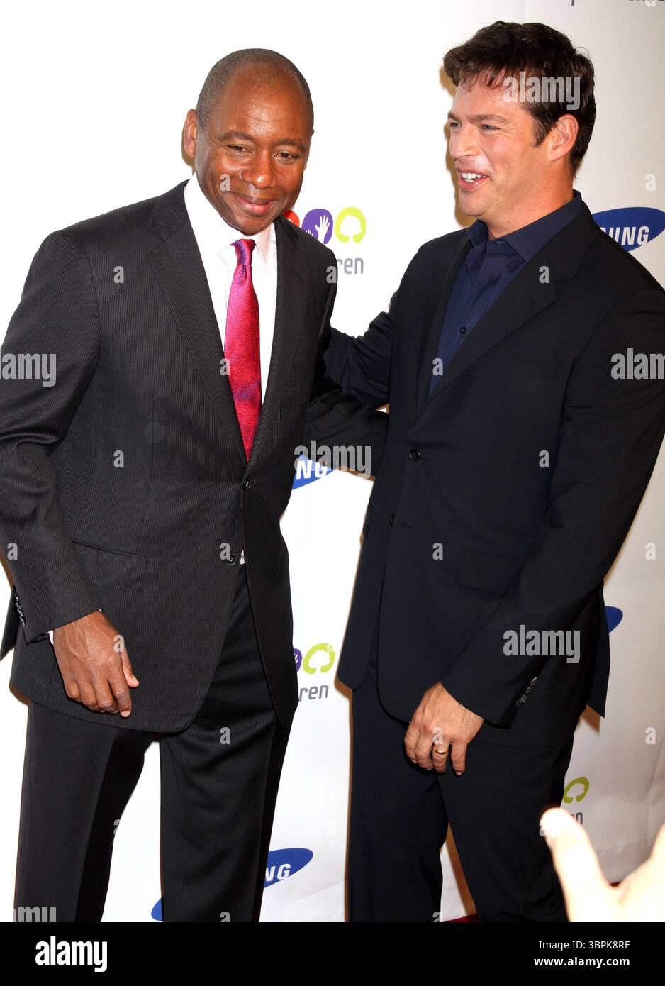Branford Marsalis and Harry Connick Jr. at the Samsung Hope for Children Gala at Cipriani Wall Street in New York City - 07 June 2011 Stock Photo