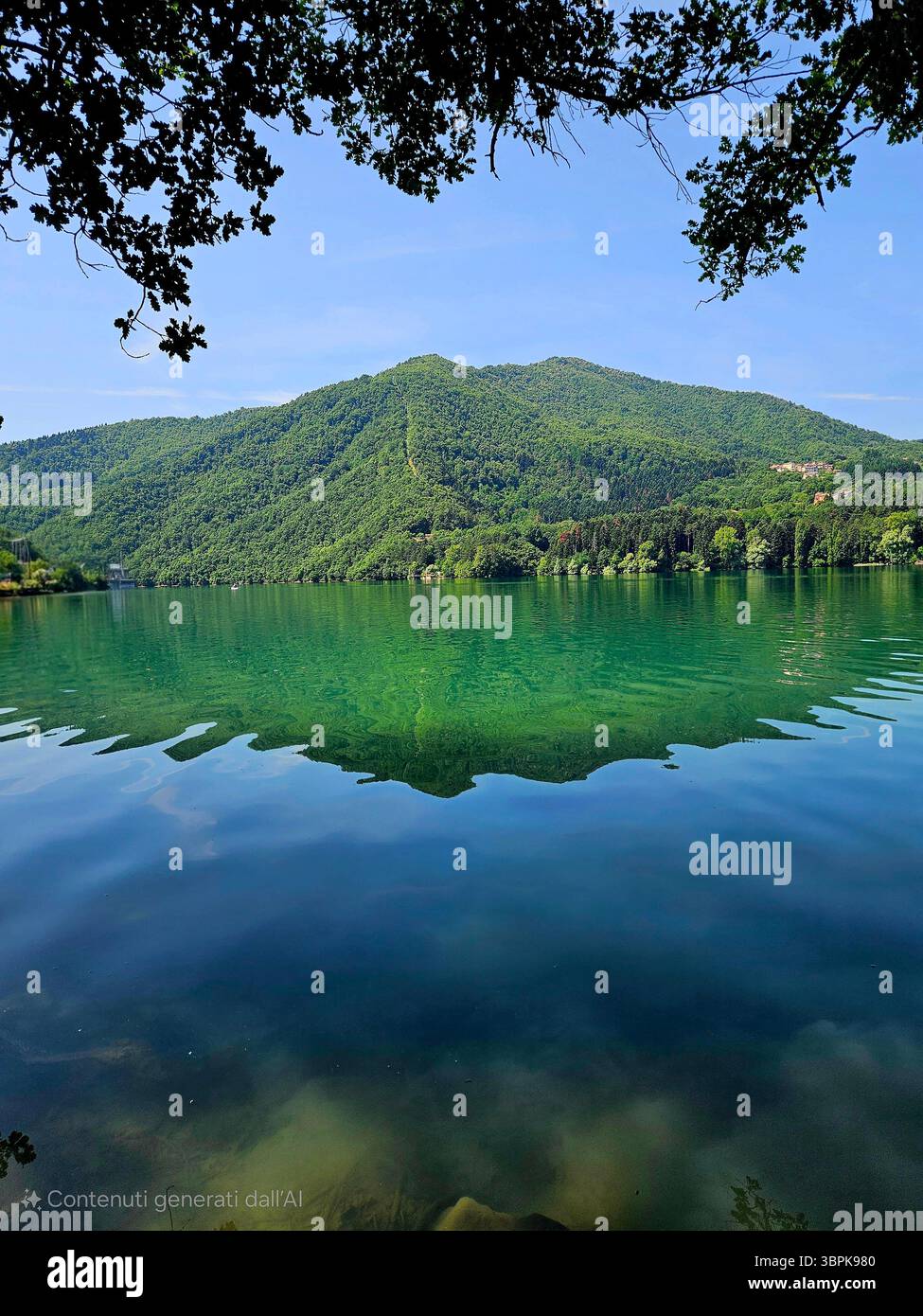 Suviana Lake - Smartphone Captured Stock Image