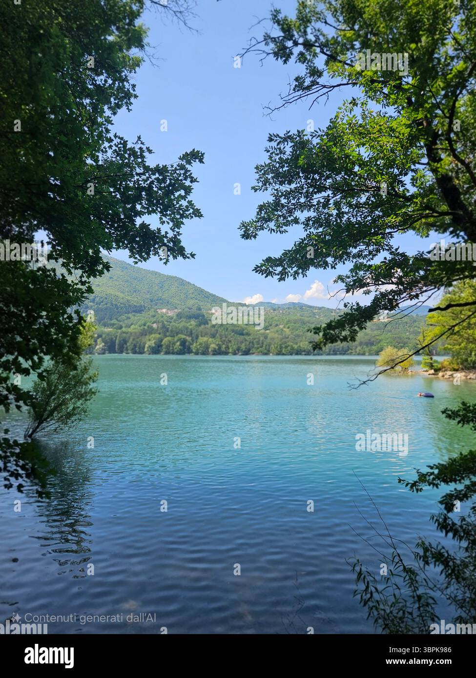 Suviana Lake - Smartphone Captured Stock Image