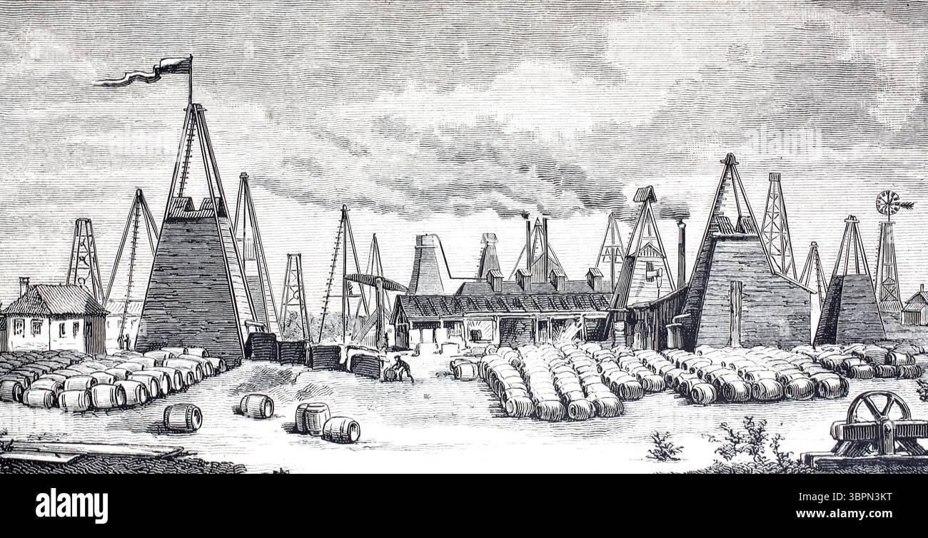 Drilling rigs 19th century hi-res stock photography and images - Alamy