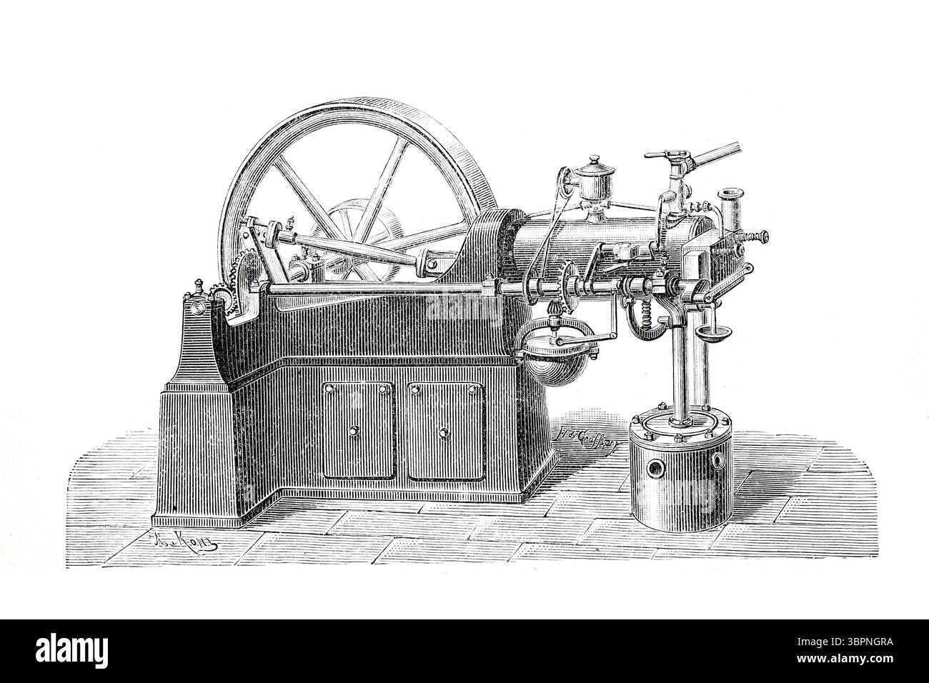 Old gas engines Cut Out Stock Images & Pictures - Alamy