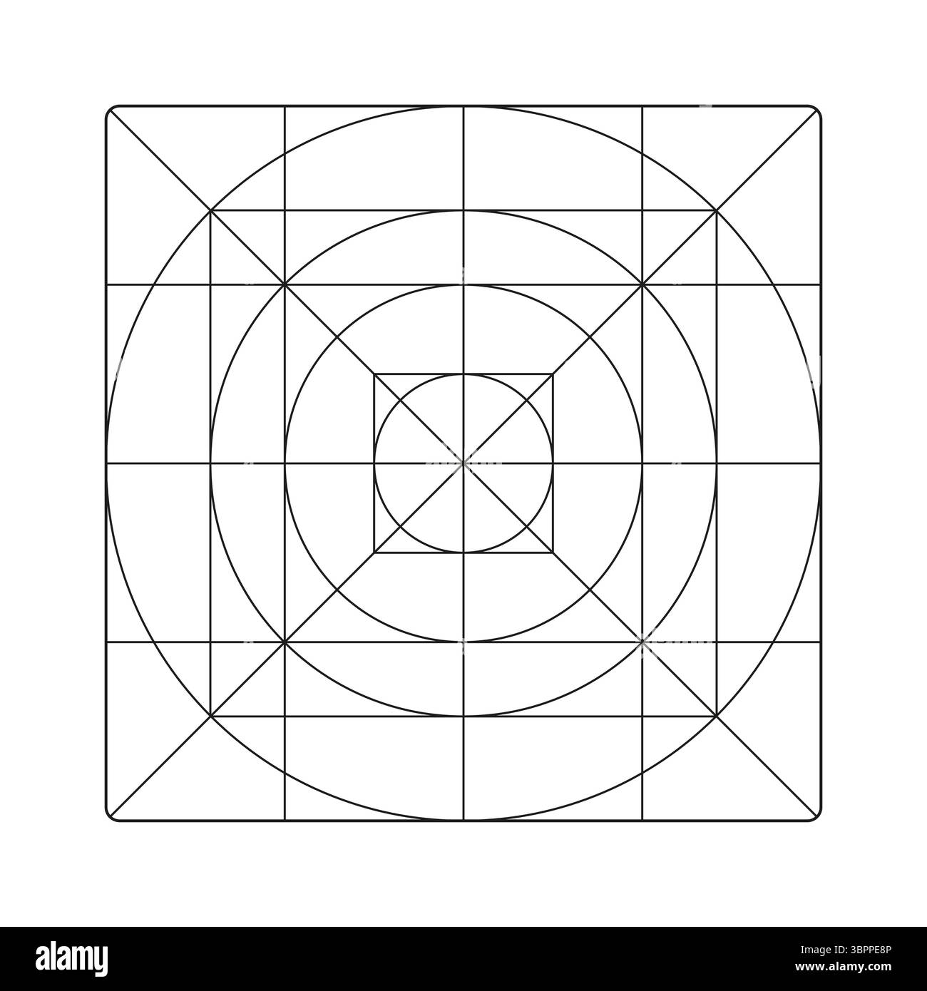 Guide, sizing for application logotype design. App icon size template ...