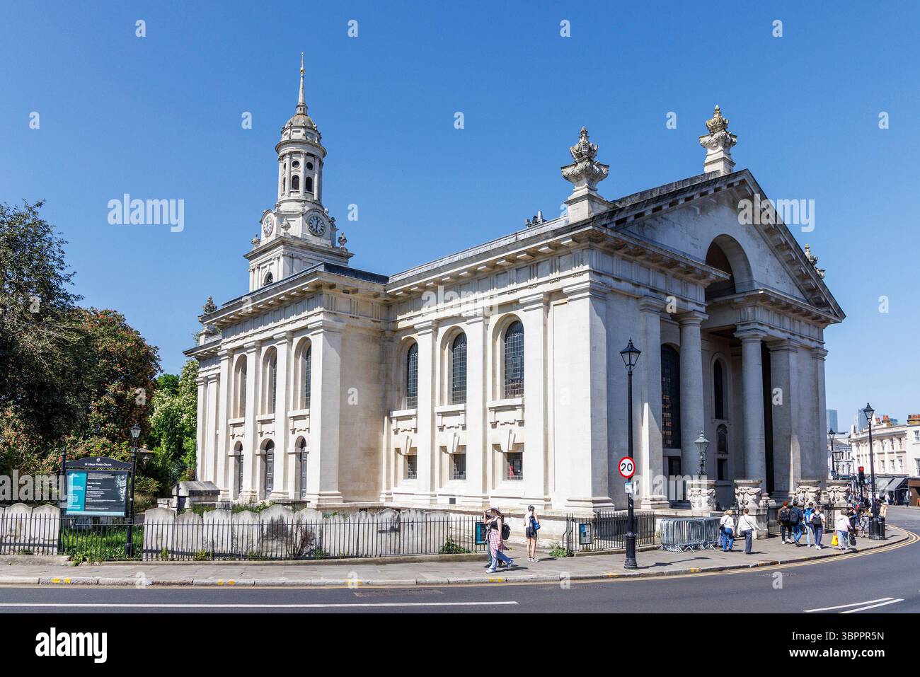 St Alfege Parish Church, London, England, UK Stock Photo
