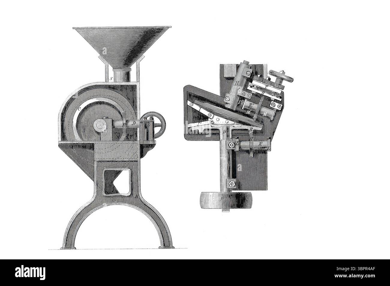 Hulling machine Cut Out Stock Images & Pictures - Alamy