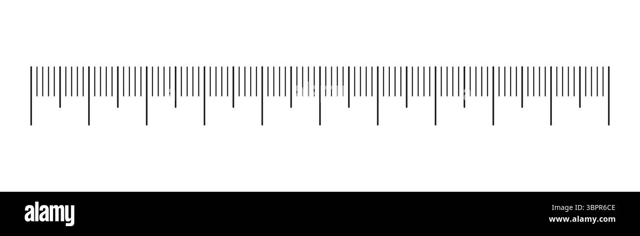 Measuring chart with 10 centimeters. Ruler scale with numbers. Length ...