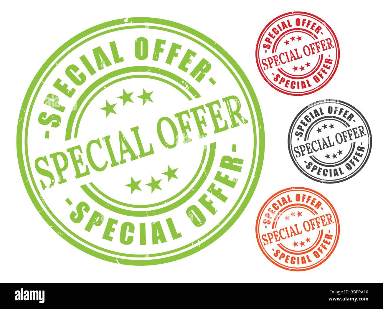 A Promotion Label Vector Set, Limited Time Offer Stamp Badges Stock Vector