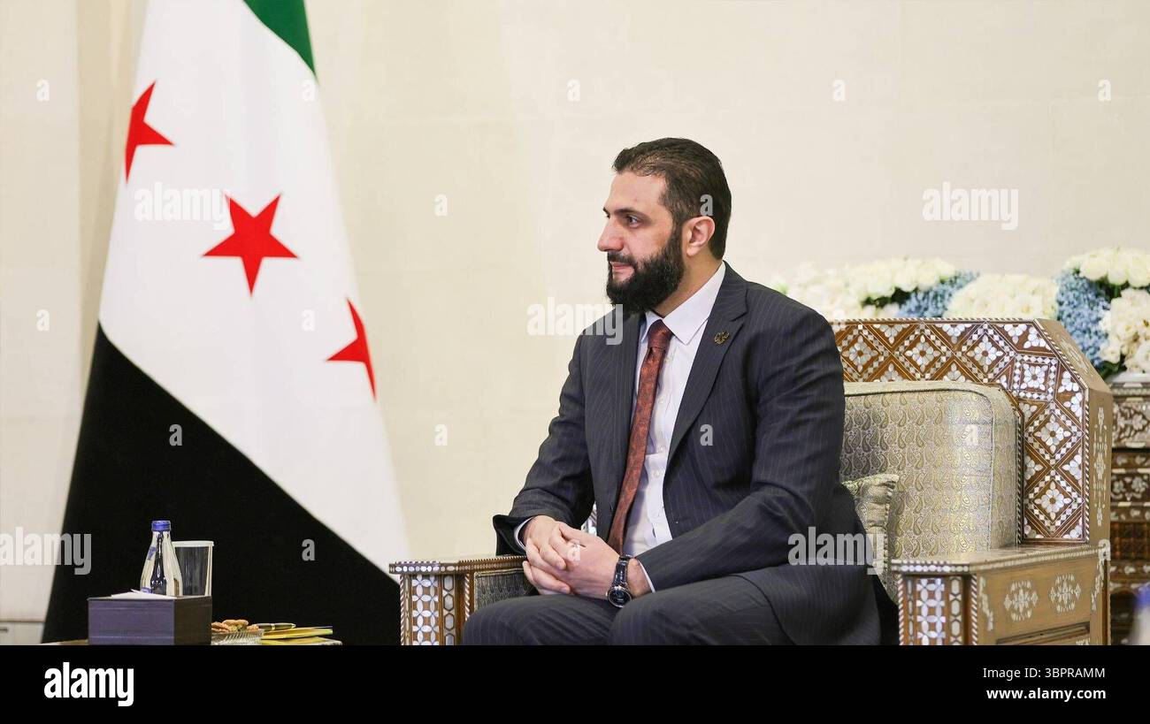 Syrian President, Ahmed al-Sharaa, meets with US Special Envoy to Syria ...