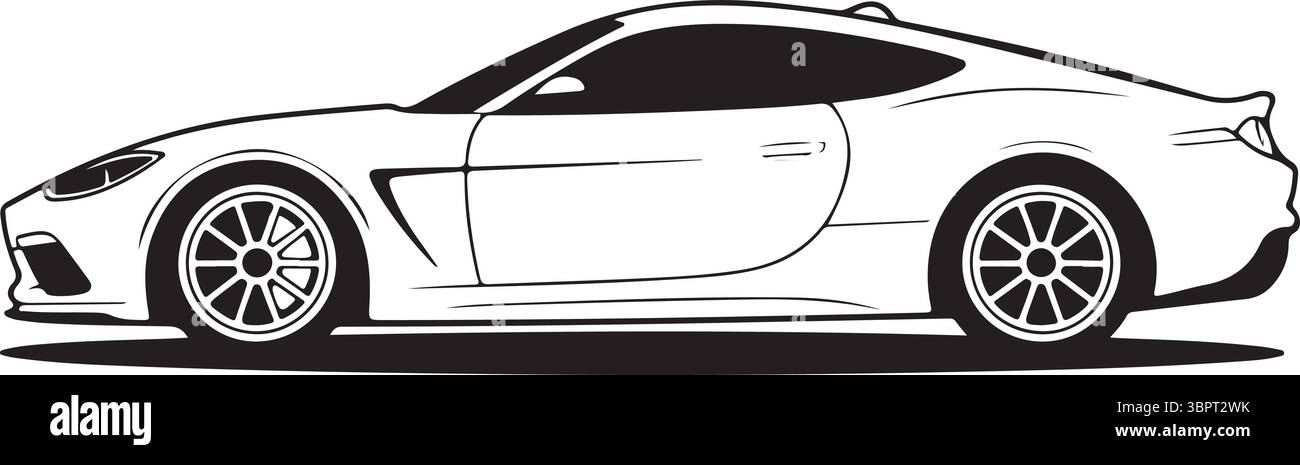 Vehicle side profile Stock Vector Images - Alamy