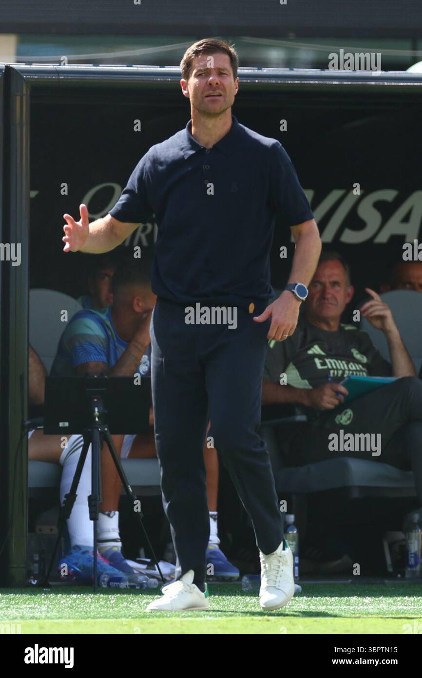 East Rutherford, United States. 09th July, 2025. Real Madrid coach Xabi ...