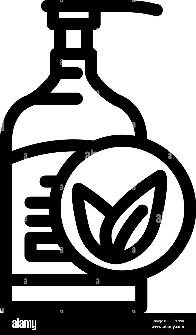 soap natural line icon vector illustration Stock Vector Image & Art - Alamy