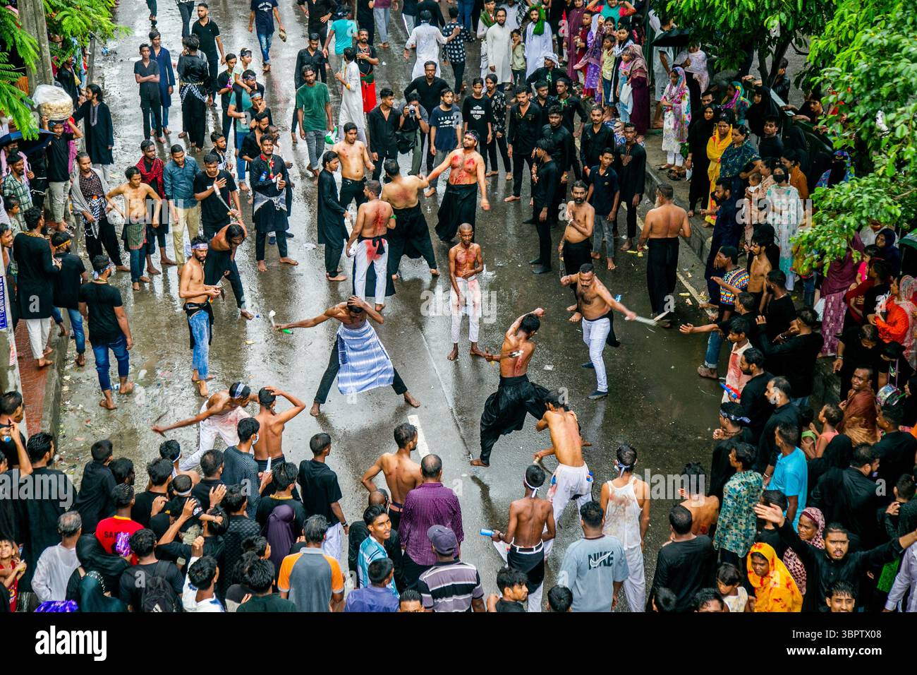 July 6 2025 Dhaka Bangladesh The Tajia Procession Commemorating july-6-2025-dhaka-bangladesh-the-tajia-procession-commemorating