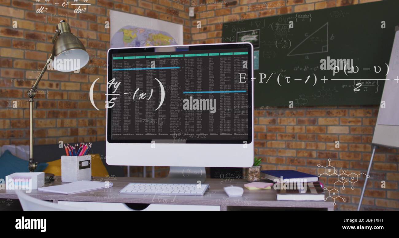 Displaying code output on all-in-one computer in brick office with ...