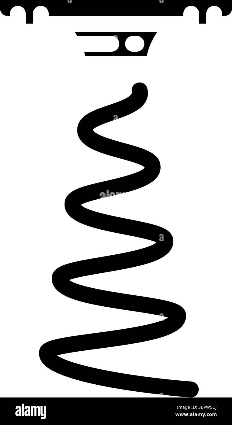 sound sensor waveform glyph icon vector illustration Stock Vector Image ...