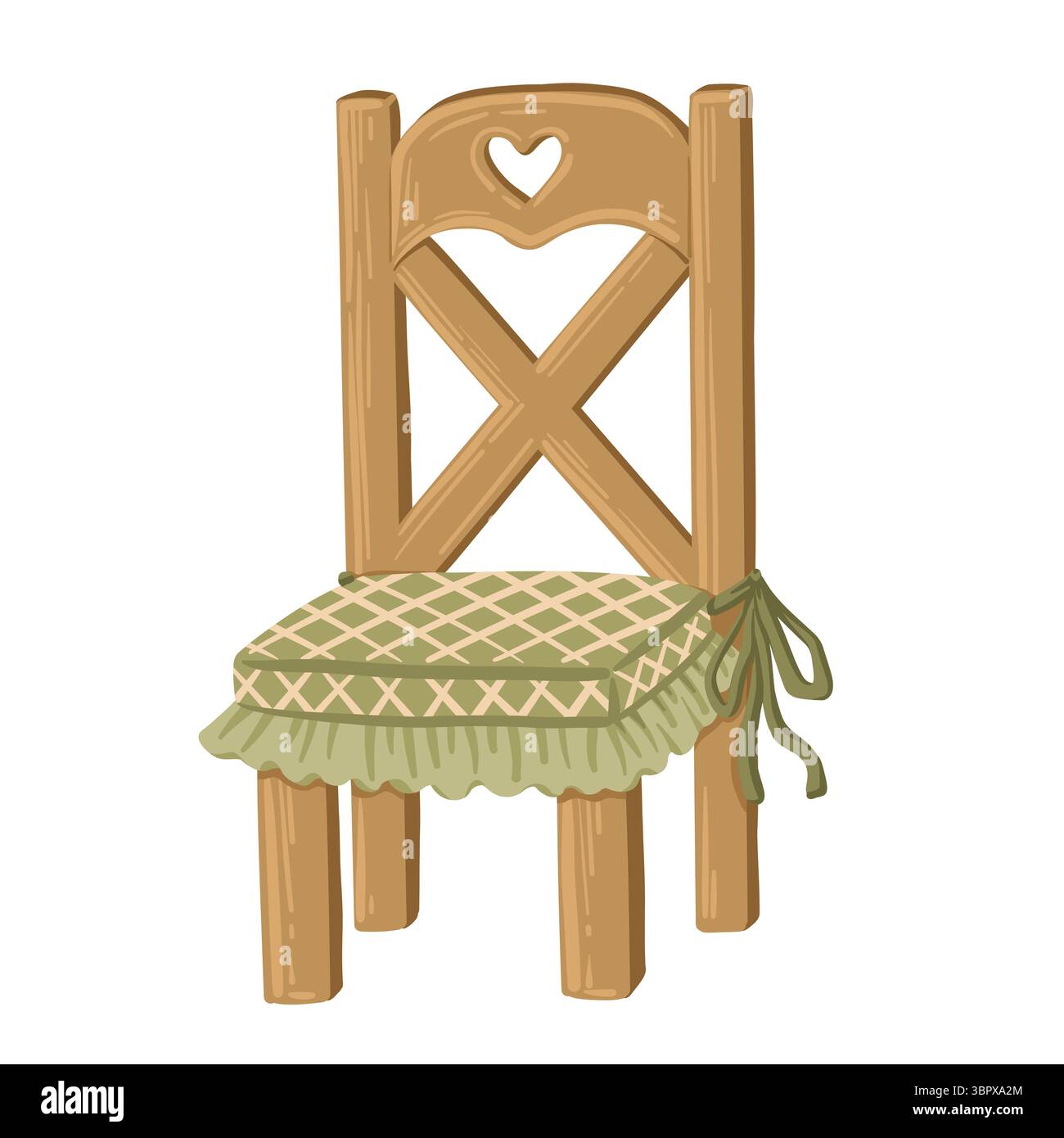 Rustic green wooden house Stock Vector Images - Alamy