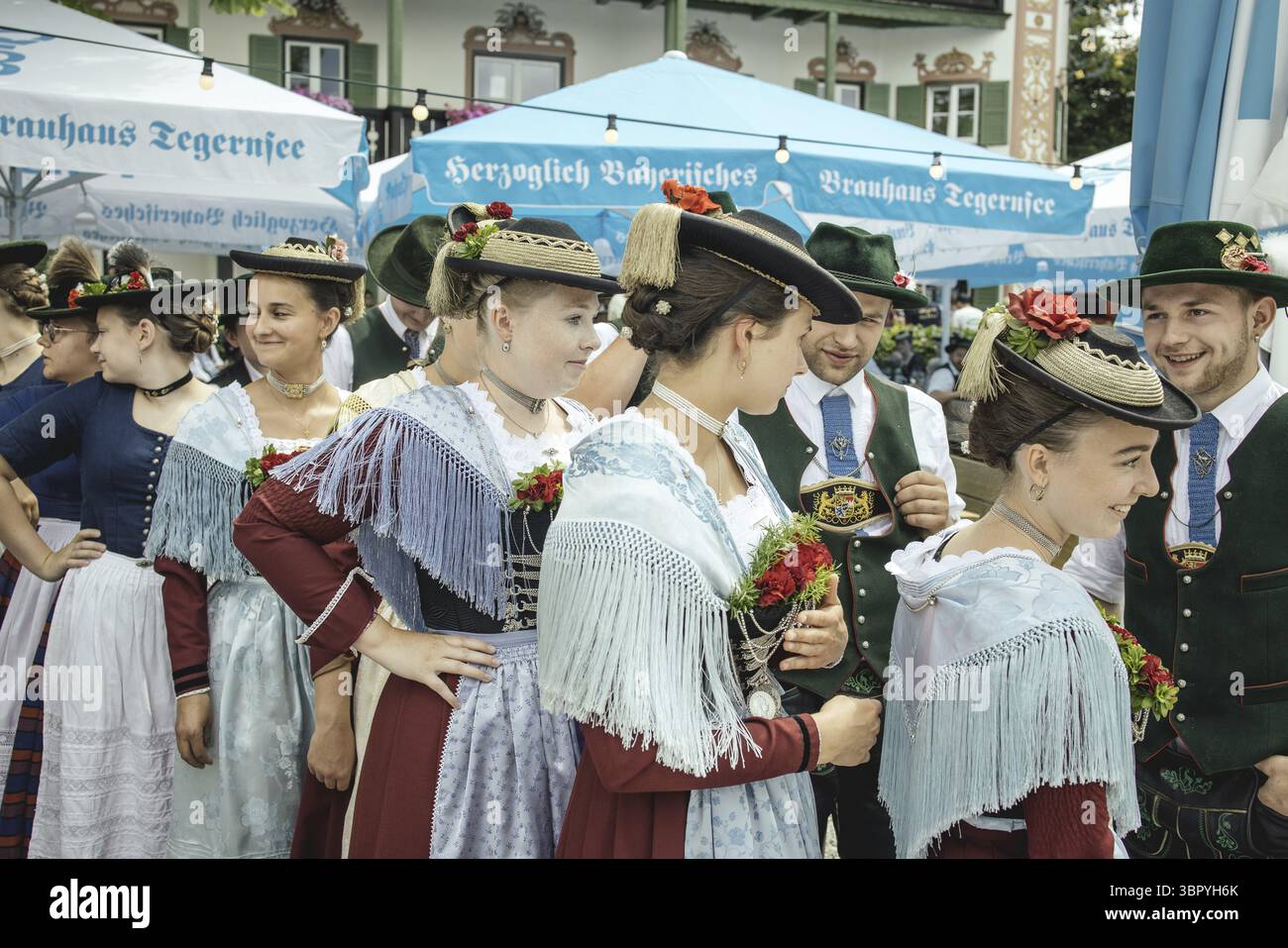 Traditional traditional costume anniversary of the Trachtenverein ...