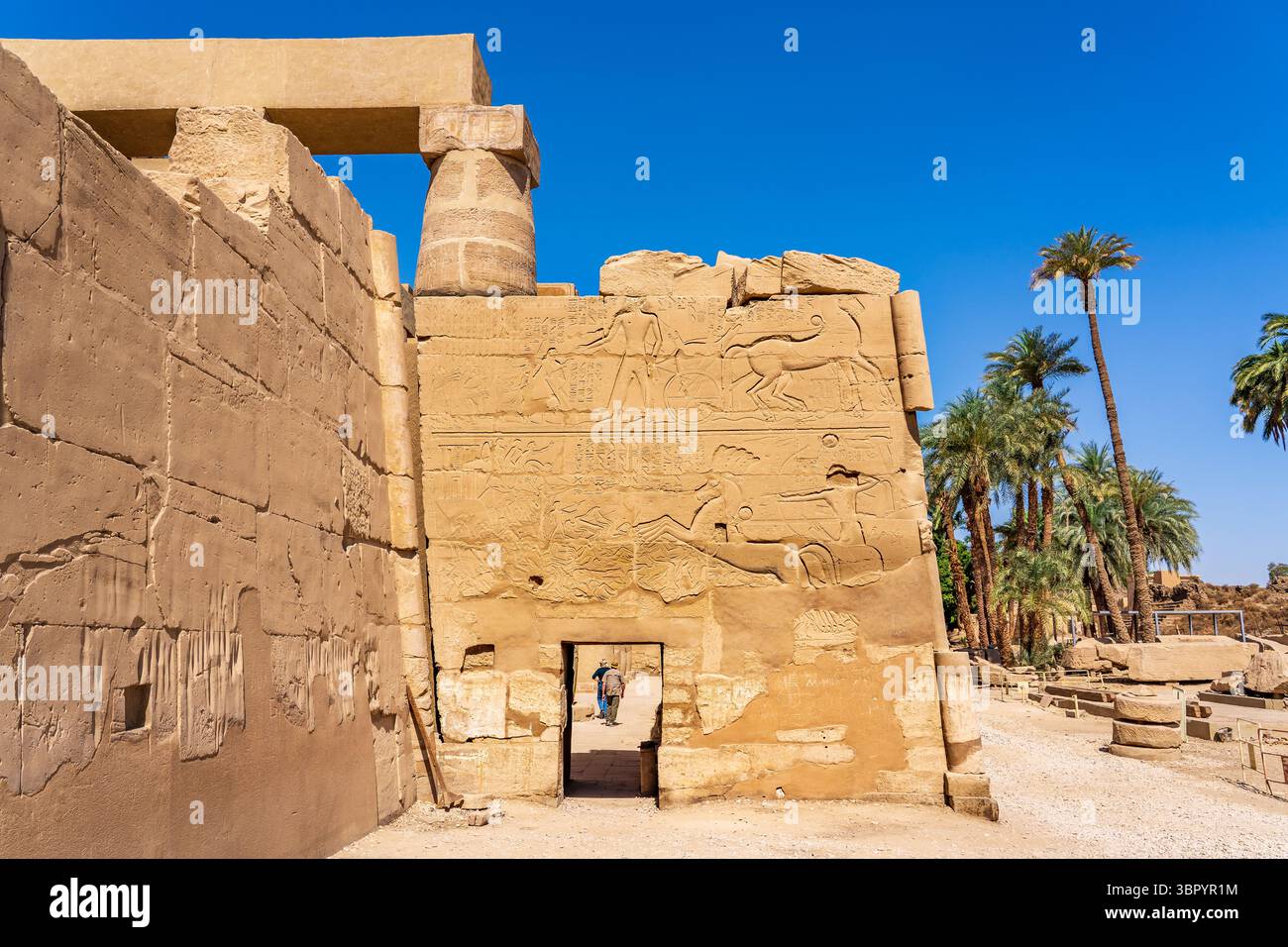 The Akh Menou (Banquet Hall of Thutmose III). Karnak Temple Complex, Luxor Stock Photo