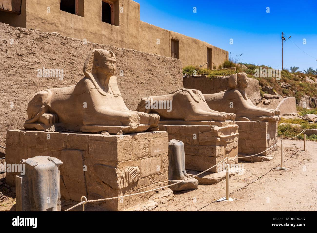 Statue of Ramses II in the Precinct of Mut situated within the Karnak ...
