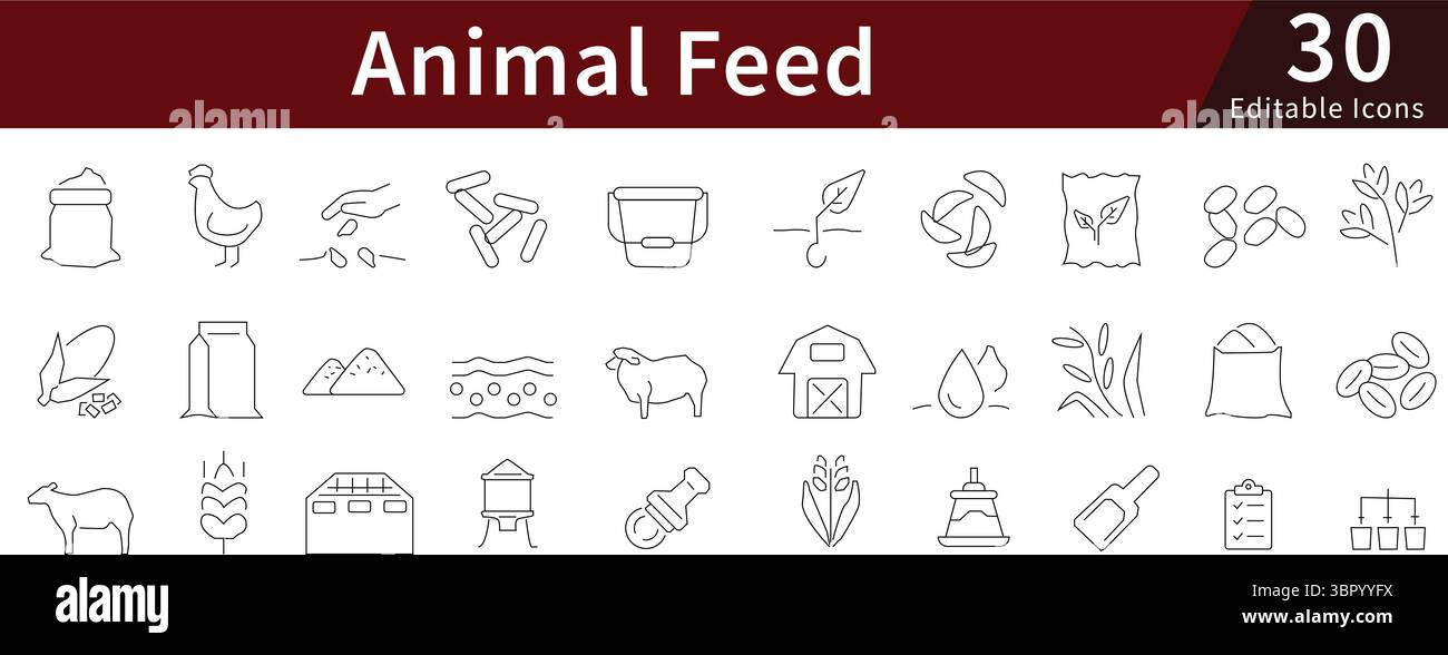 Poultry fodder Stock Vector Images - Alamy
