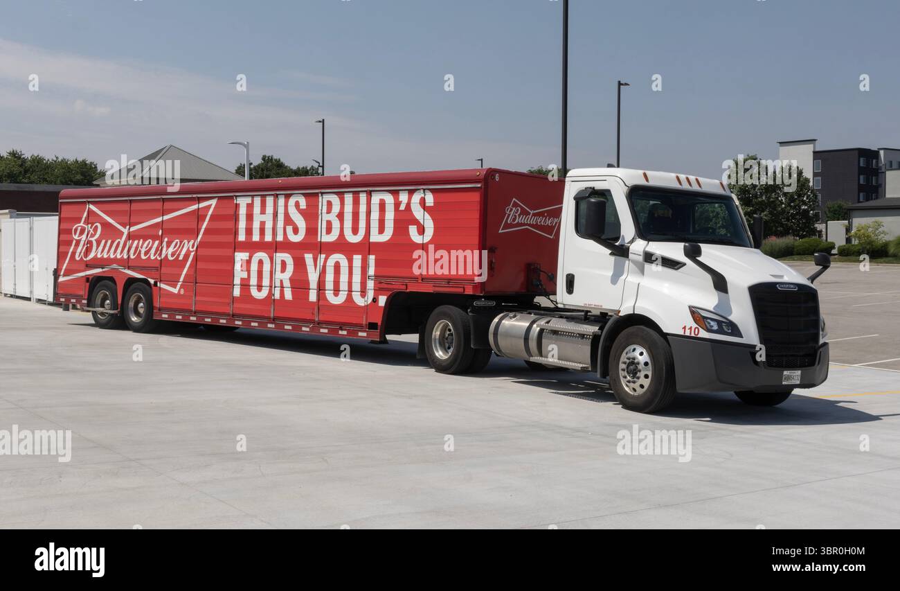 Budweiser beer delivery truck hi-res stock photography and images