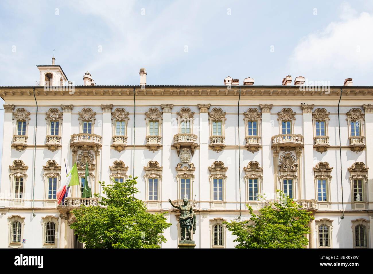 Municipality of Pavia, Town Hall in Pavia, Italy Stock Photo