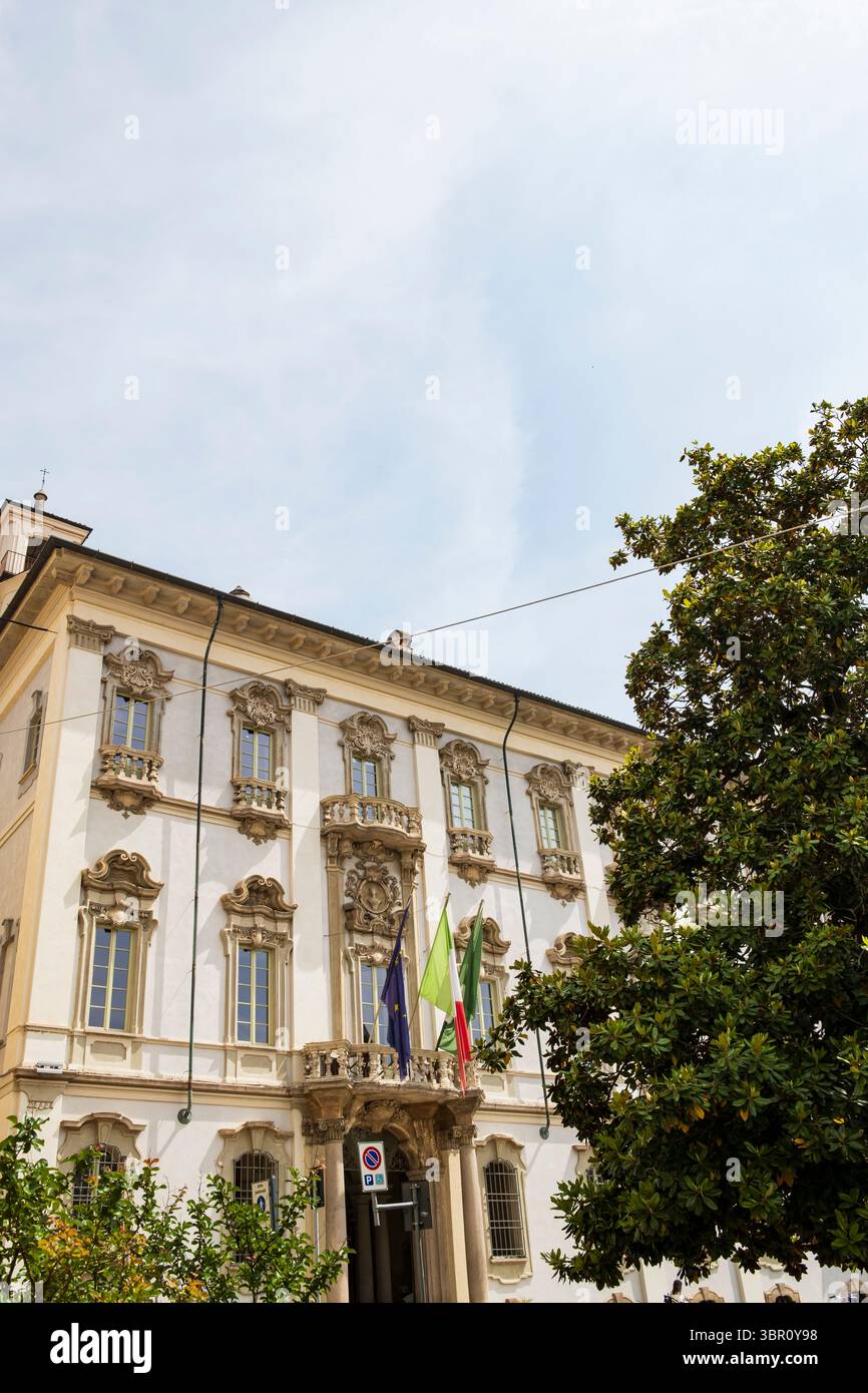 Municipality of Pavia, Town Hall in Pavia, Italy Stock Photo