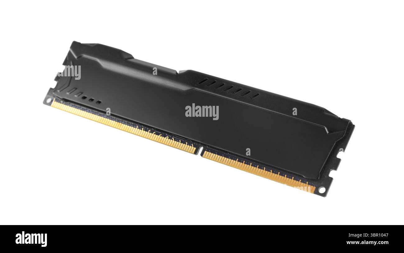 DDR RAM memory module isolated on white background Stock Photo - Alamy