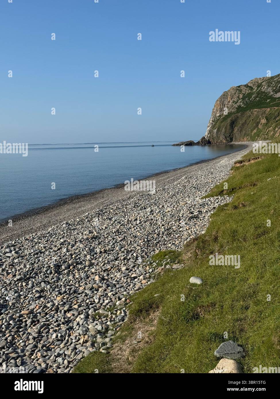 Pistyll Nefyn beach, Pistyll, Lleyn peninsula, North Wales, UK - Smartphone Captured Stock Image