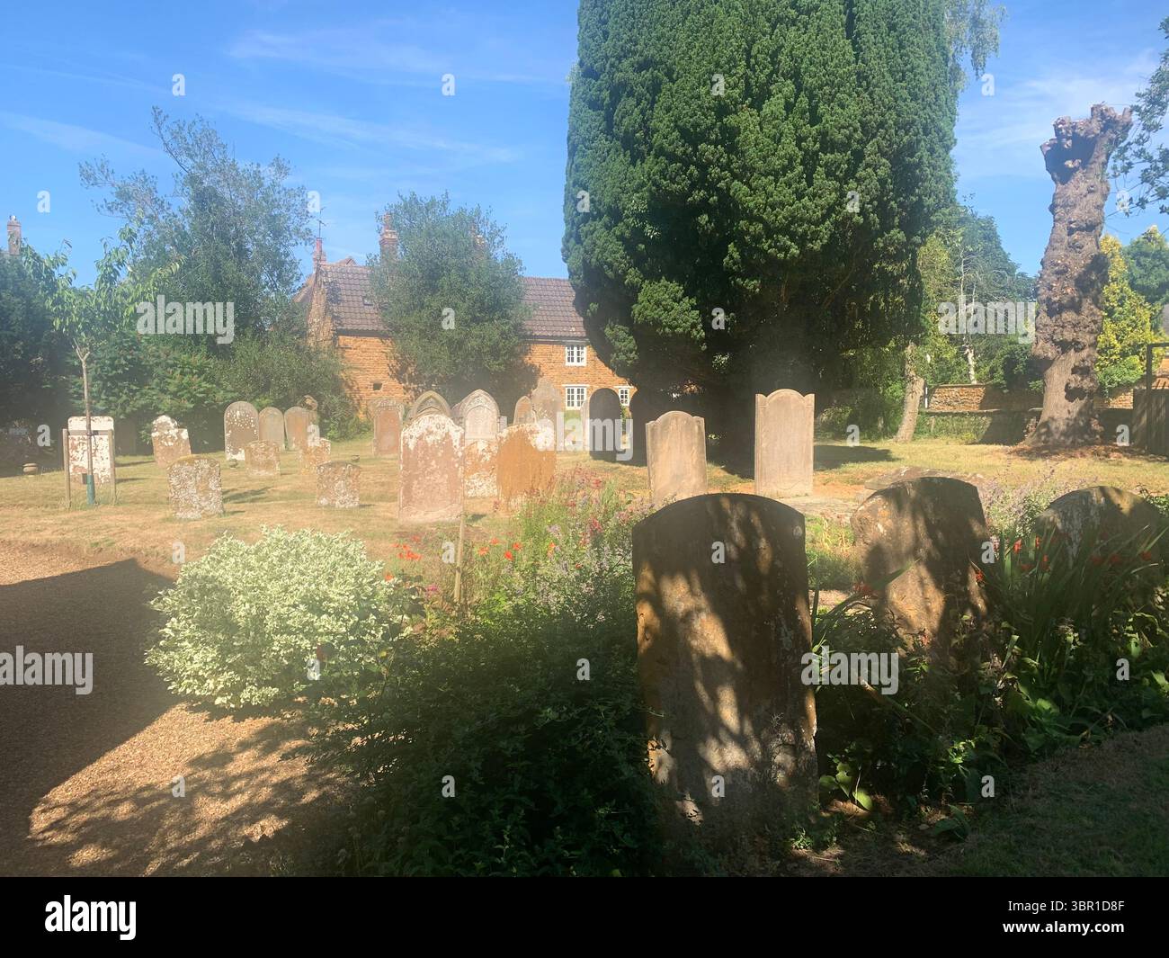 Ecton Northampton Northamptonshire American  Benjamin Franklin Plaque Robert Franklin famous founding fathers statesman diplomat inventor - Smartphone Captured Stock Image