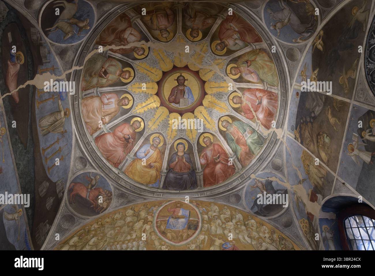 Holy Cycle Descent of the Holy Spirit fresco cycle by Giusto de' Menabuoi in Padua ...