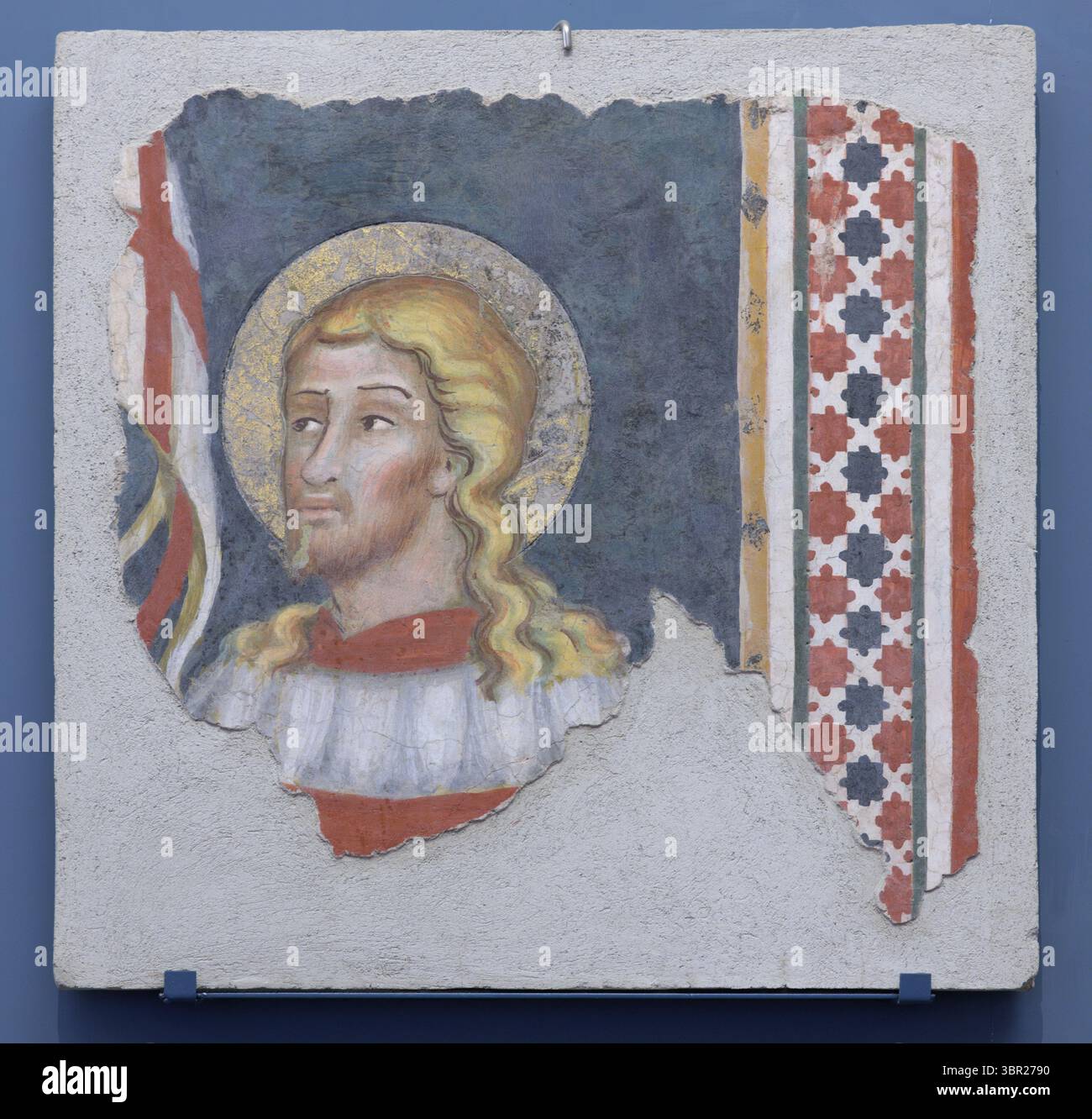 Fragment of fresco depicting a religious figure, Museo dell'Opera del ...
