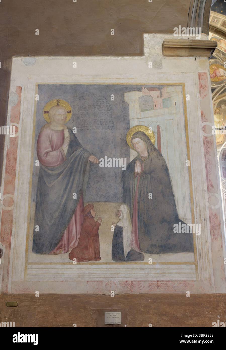 Renaissance fresco with biblical symbolism in the Basilica of Saint ...