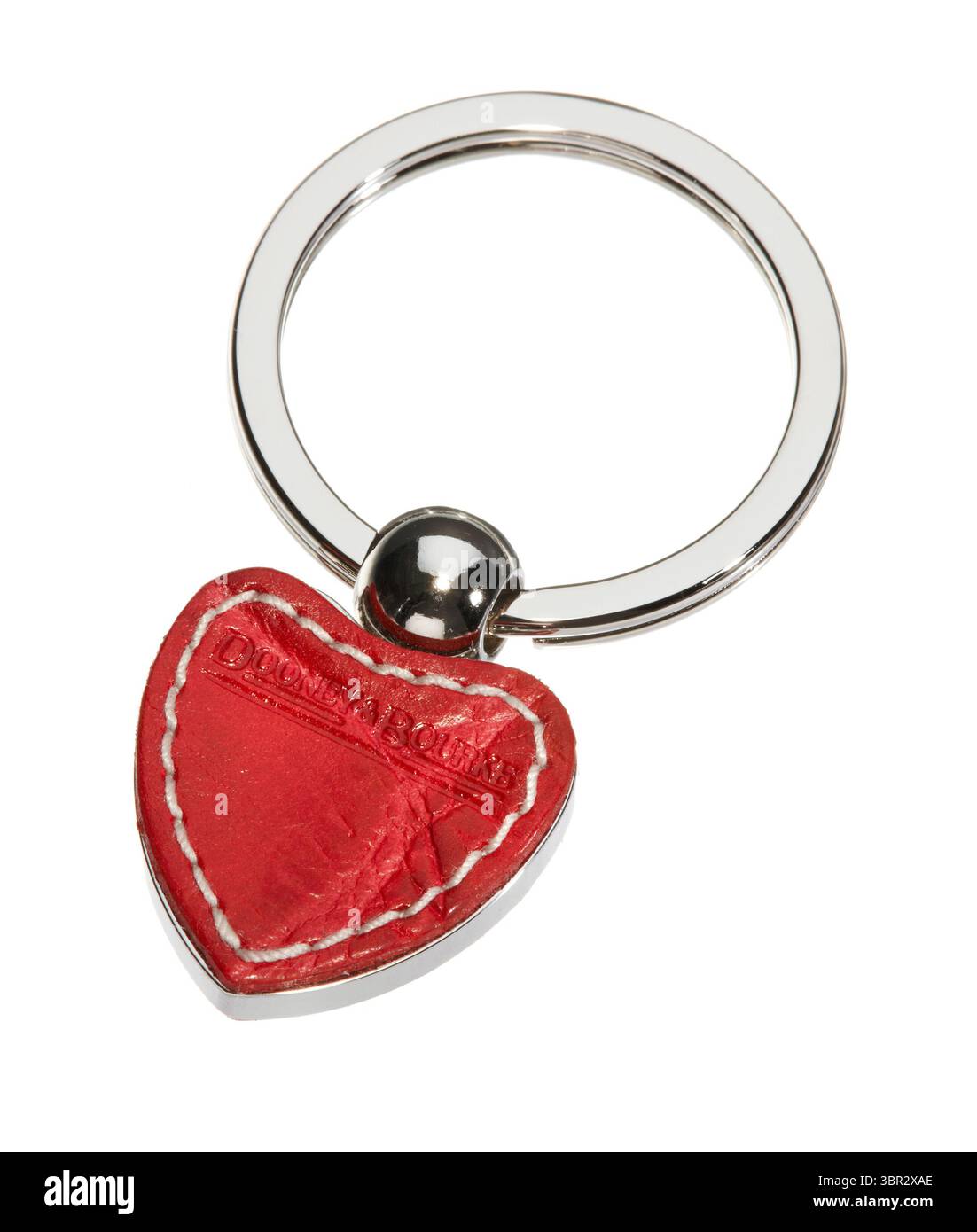 keychain on white background Stock Photo
