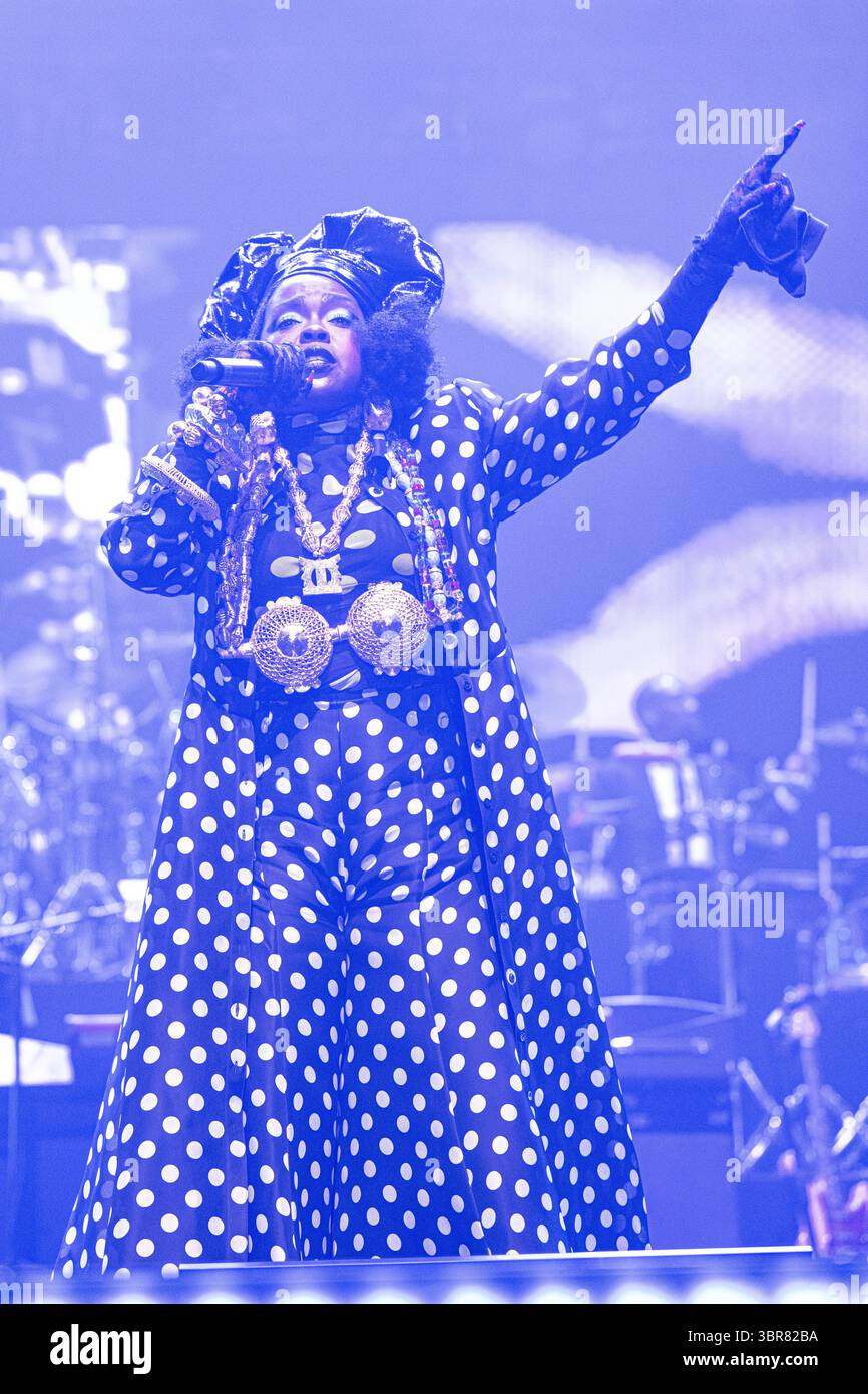 Lauryn Hill performs at the Essence Festival on Friday, June 30