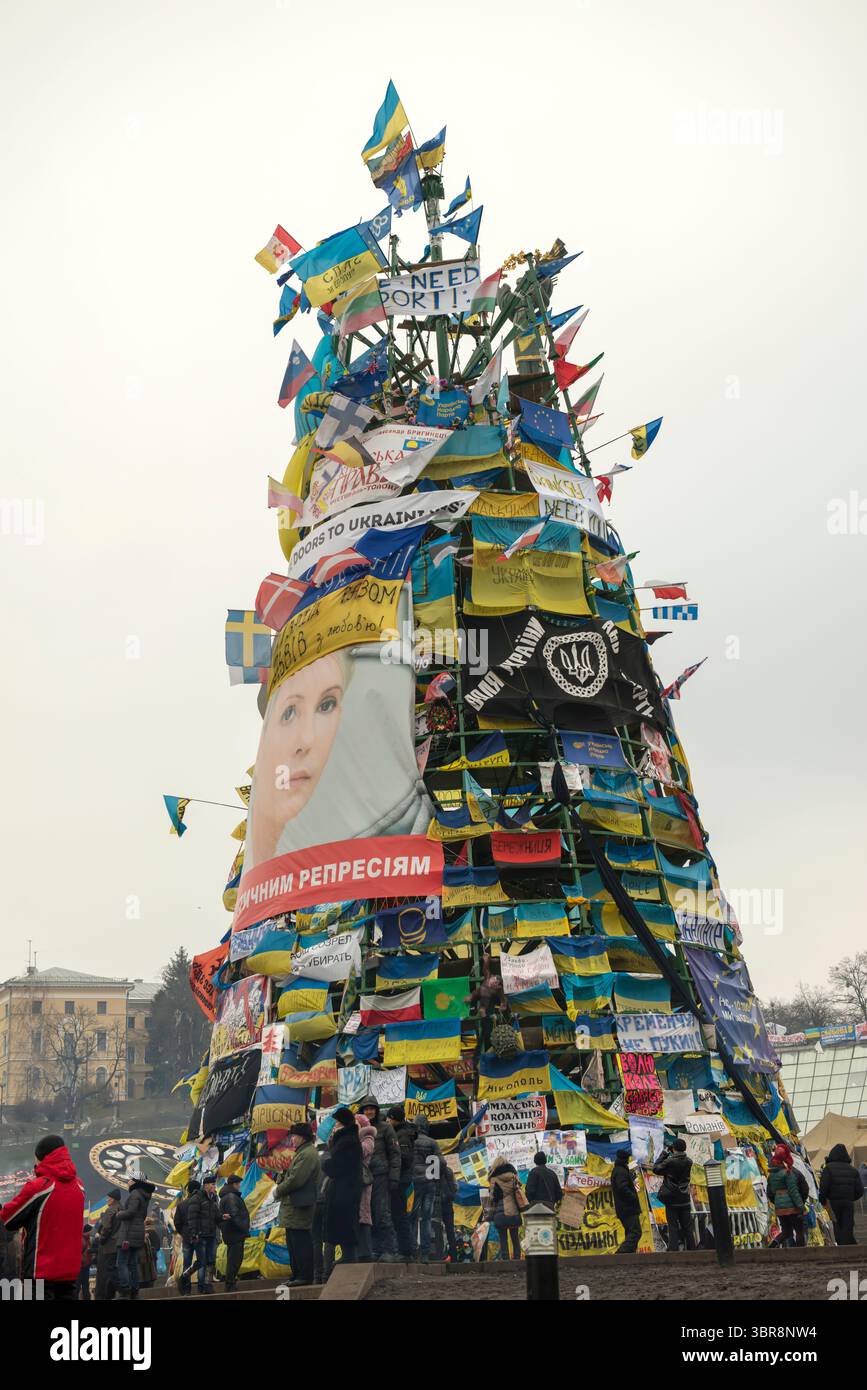 Flags and banners fill the square as crowds unite for freedom in