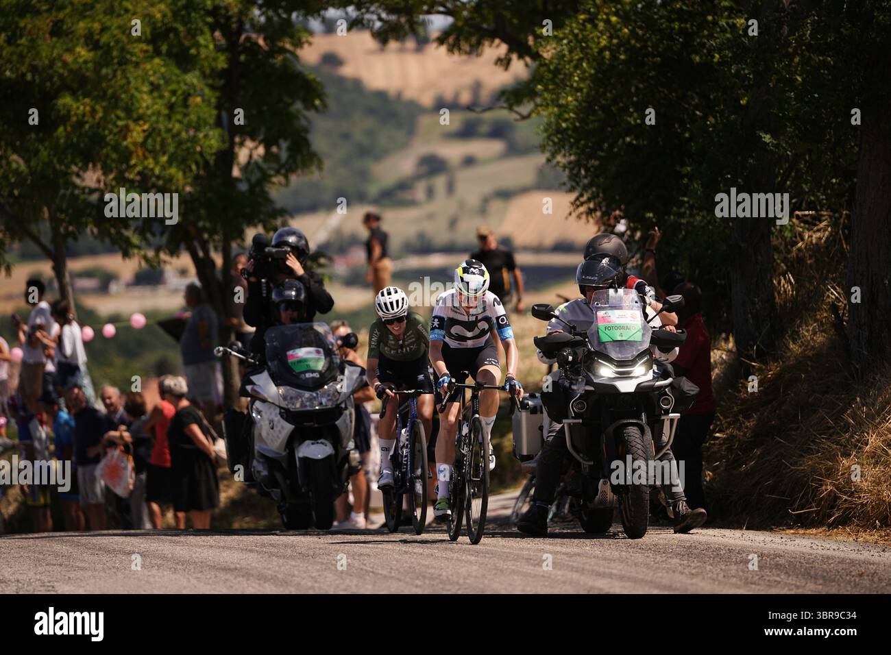 Rina, Italia. 11th July, 2025. Movistar Team's Lippert Liane, Fenix ...