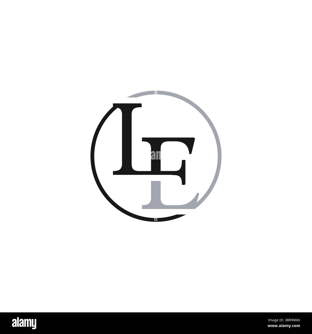 LE Monogram Logo Template vector image. LE Logo Design Creative and Modern Logo Design Stock Vector