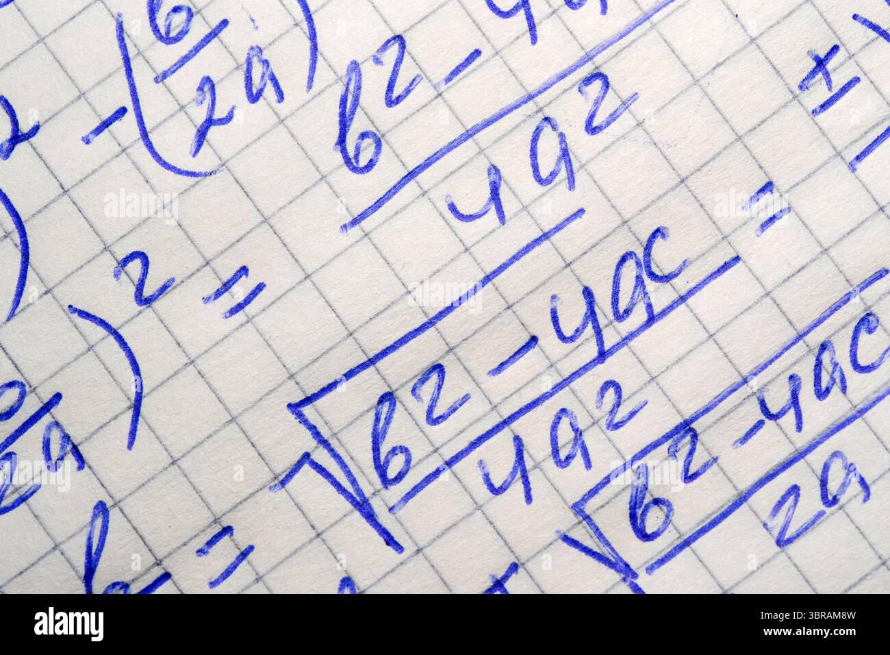 Math symbols graph paper hi-res stock photography and images - Alamy