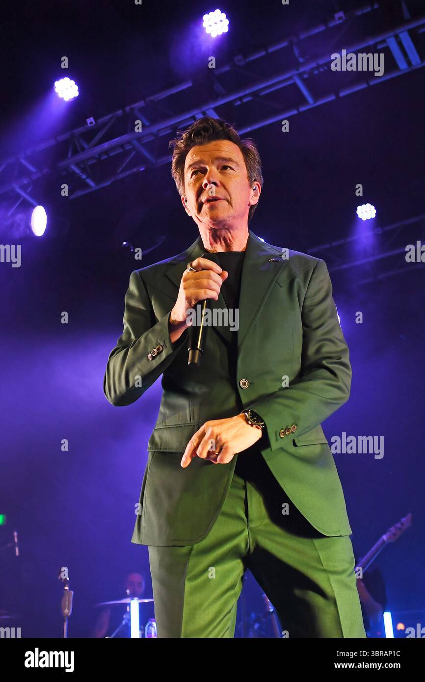 LONDON ENGLAND OCTOBER 16 Rick Astley Performing At Electric 