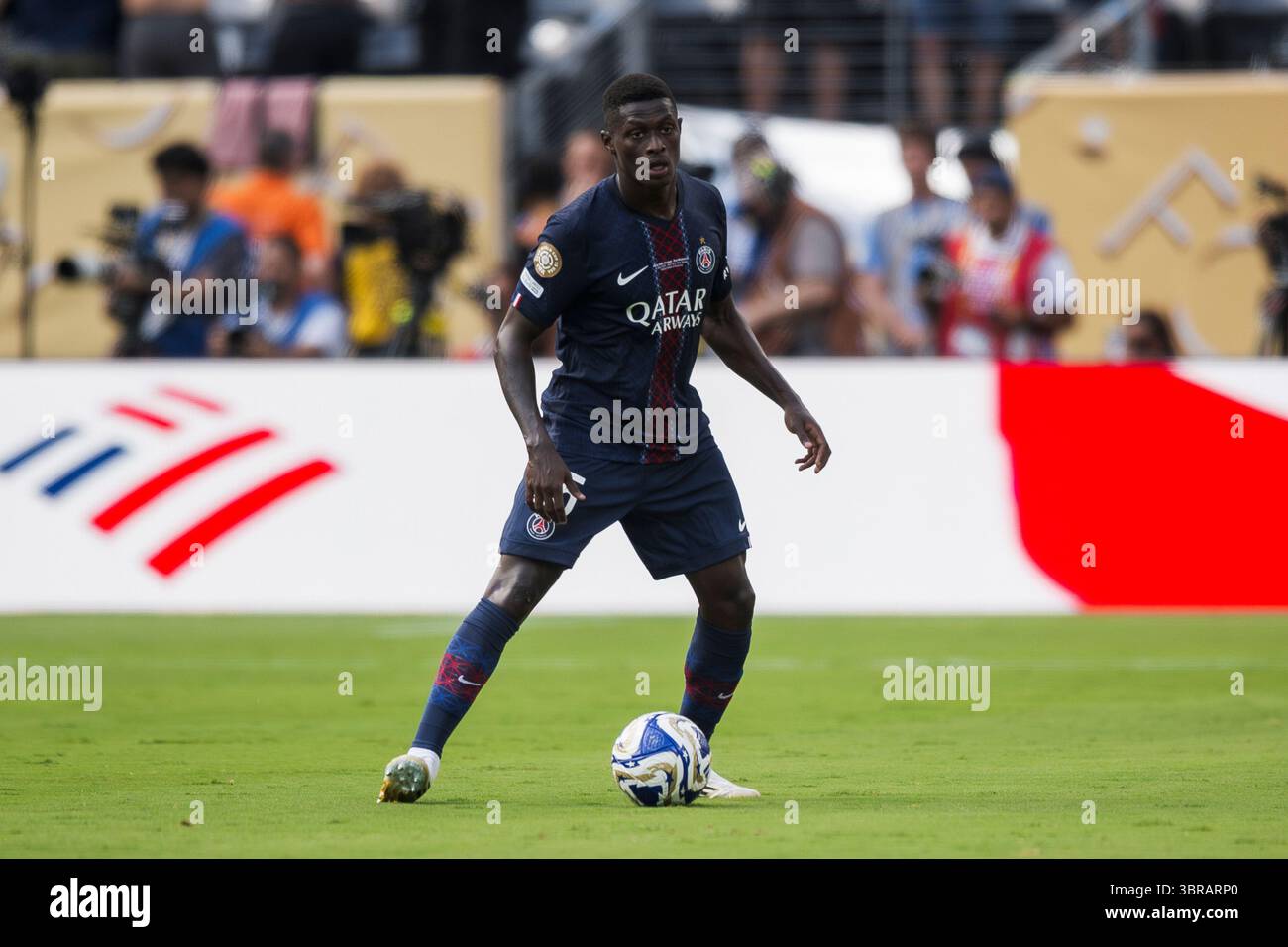 Nuno Mendes of Paris Saint-Germain FC in action during the FIFA Club ...