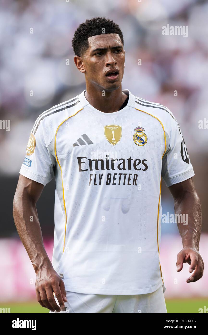 Jude Bellingham Of Real Madrid CF Looks On During The FIFA Club World Jude Bellingham Of Real Madrid CF Looks On During The FIFA Club World