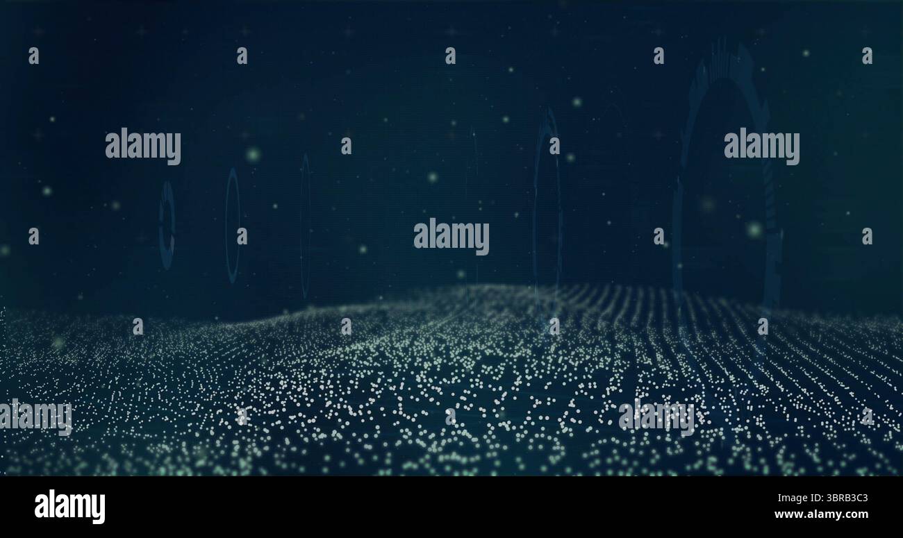 Matrix Undulation Rippling digital wave undulating hi-res stock photography and images ...
