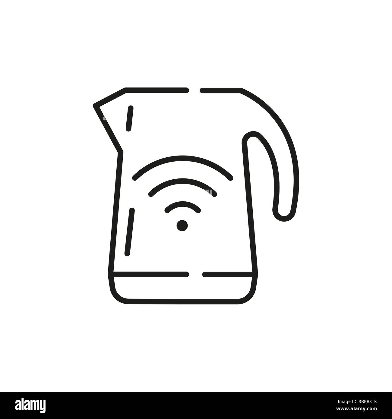 Smart Kettle Icon Stock Vector