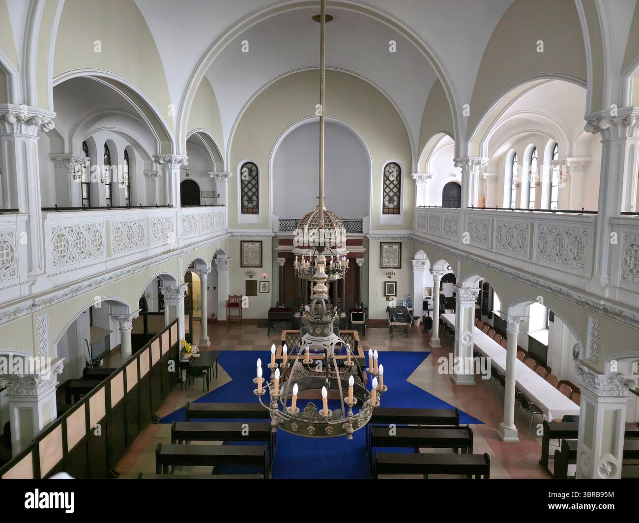 Nożyk Synagogue in Warsaw ,Poland. - Smartphone Captured Stock Image