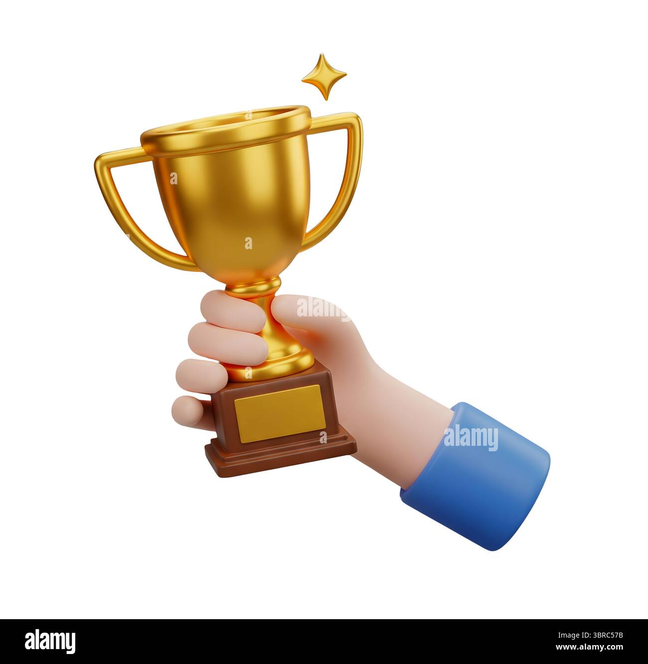 3d render holding first prize hi-res stock photography and images - Alamy