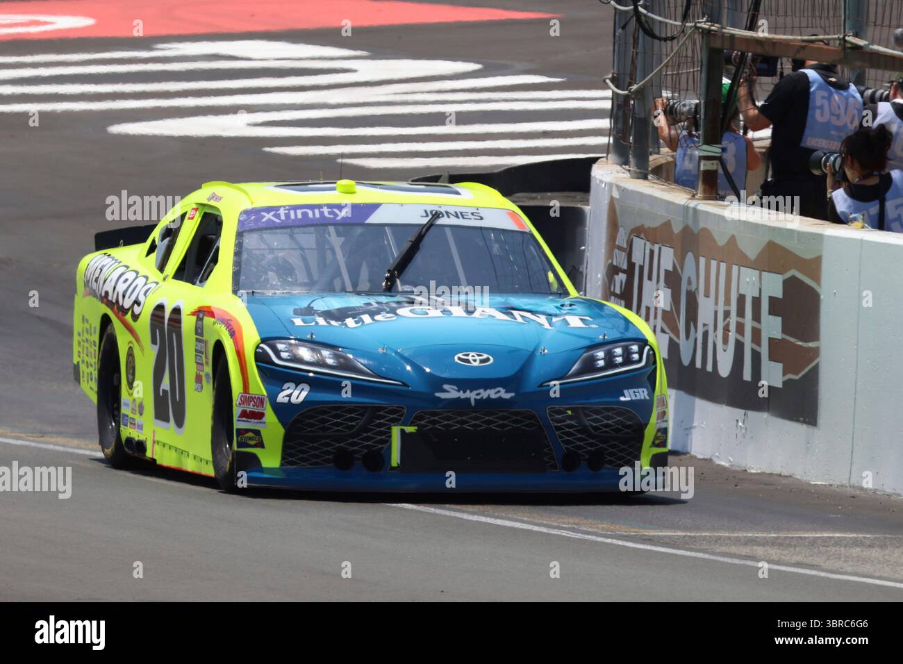SONOMA, CA - JULY 11: Brandon Jones (#20 Joe Gibbs Racing Menards ...