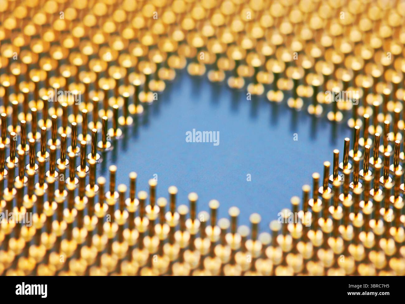 Computer processors CPU, closeup Stock Photo