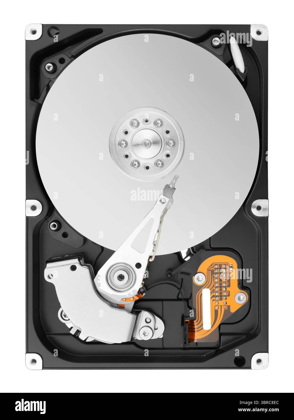 hard disk isolated on white background Stock Photo