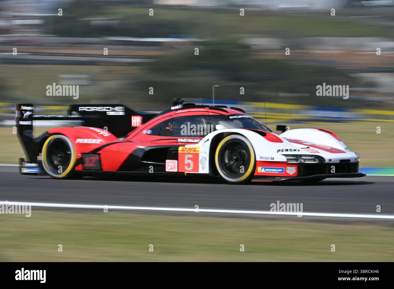 Sao Paulo, Brazil. 11th July, 2025. SAO PAULO, BRAZIL - JULY 11: Porsche 963 #5 from Porsche Penske Motorsport, driven by Julien Andlauer (FRA), Michael Christensen (DEN) during the free practice of FIA World Endurance Championship 6 Hours of Sao Paulo 2025 at Autódromo José Carlos Pace on July 11, 2025, in Sao Paulo, Brazil. (Photo by Leandro Bernardes/PxImages) Credit: Px Images/Alamy Live News Stock Photo