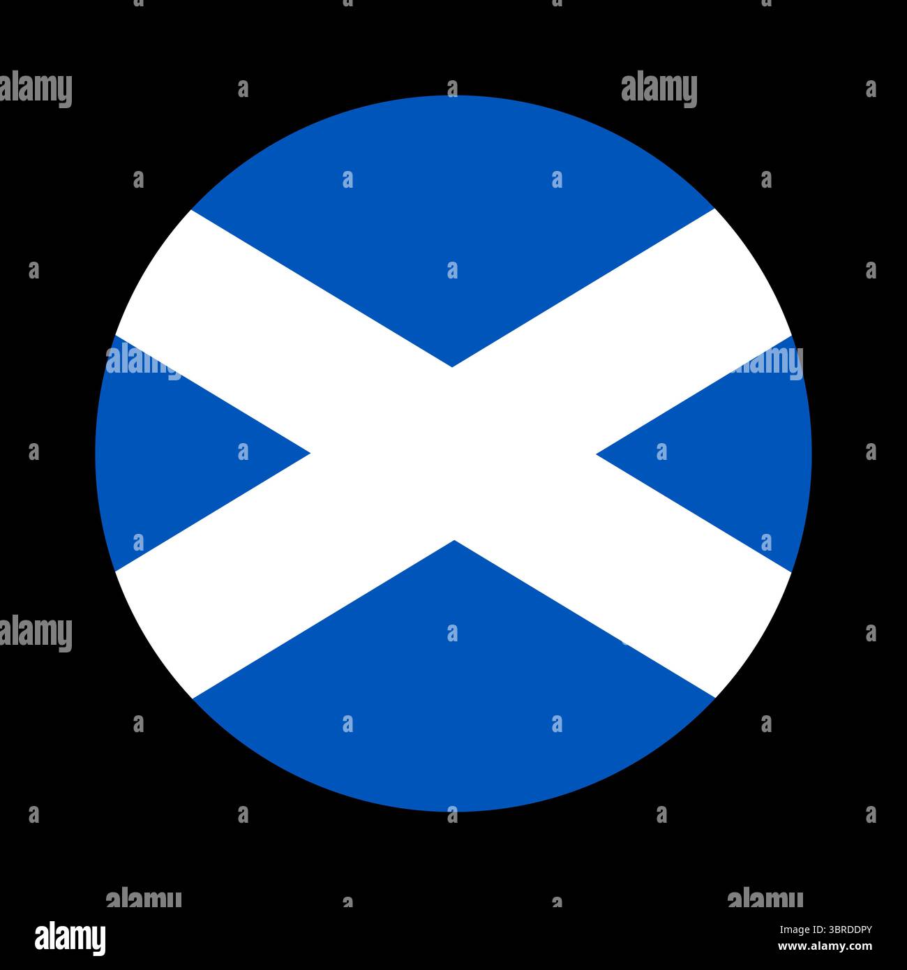 Scotland round flag. Scottish circular symbol. Button, banner, eps icon ...