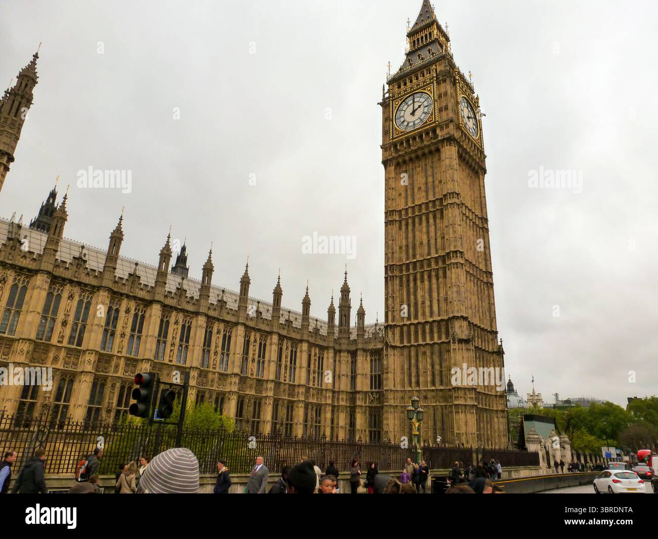 A view of the English Parliament building in London, UK. Stock Photo